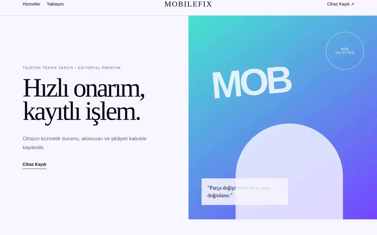 Telefon Teknik Servis web sitesi koleksiyonu