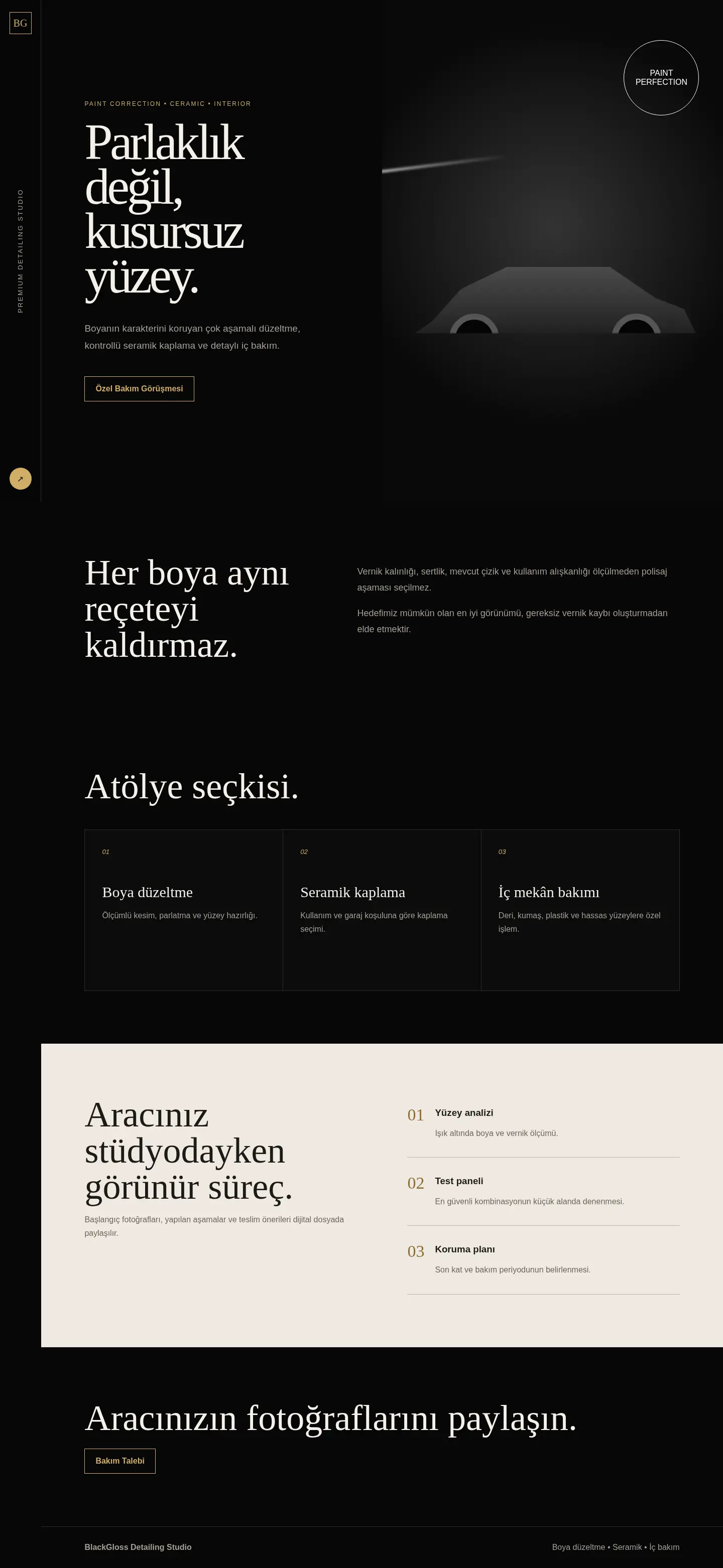 BlackGloss YB-DET-001 web sitesi modeli