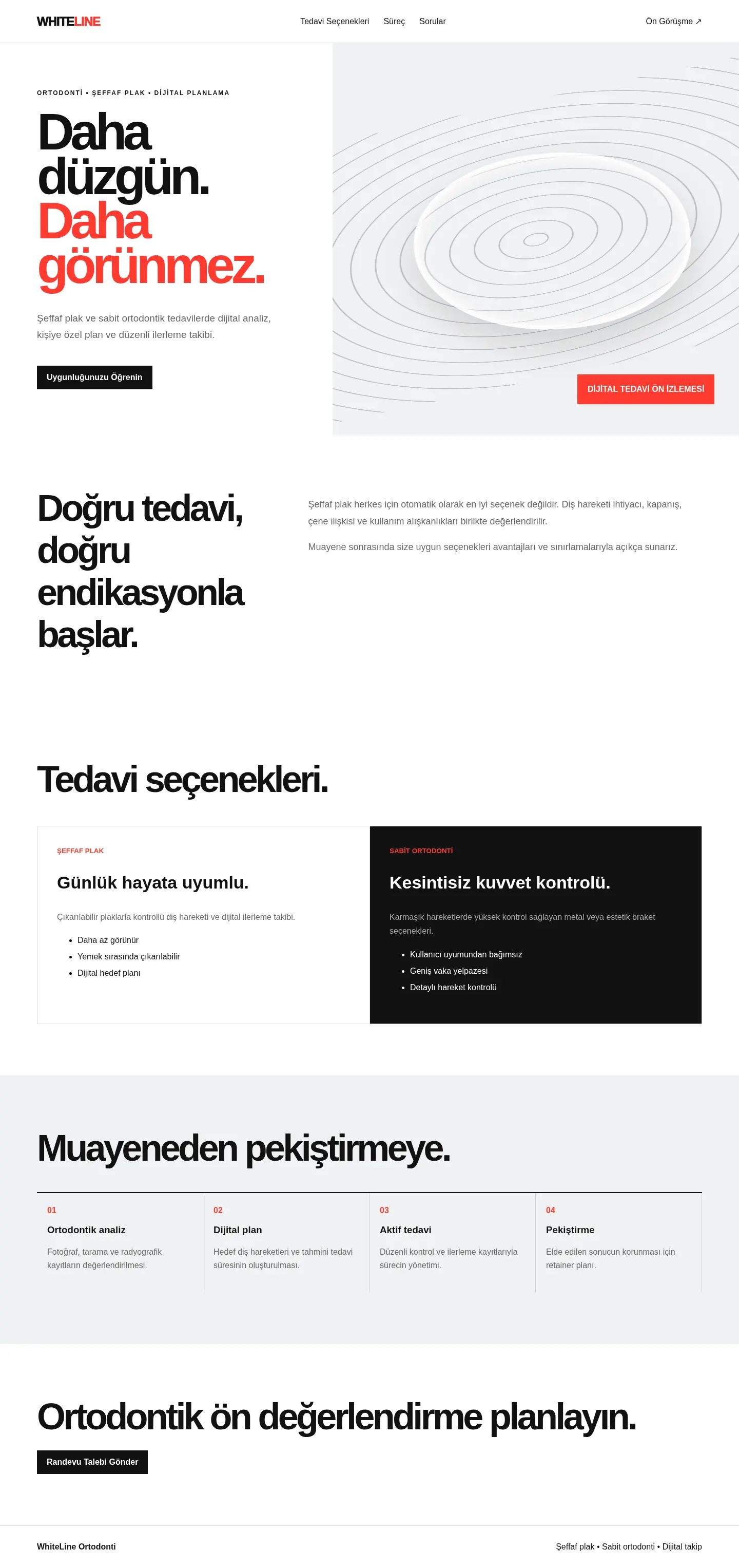 WhiteLine YB-DIS-005 web sitesi modeli