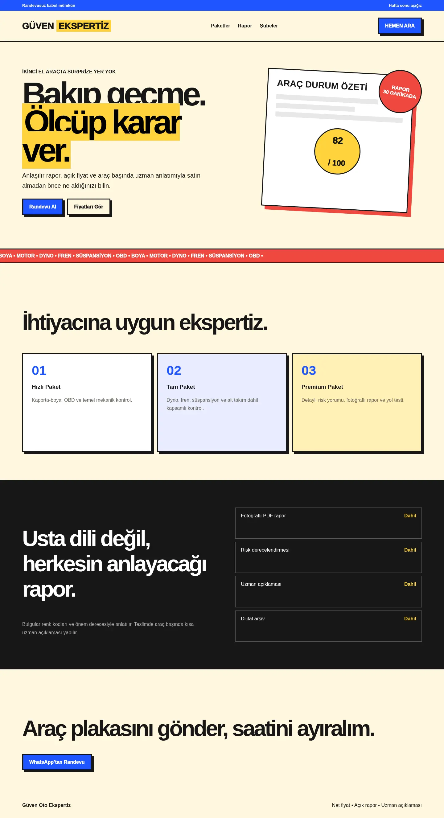 Veritas Auto YB-EXP-002 web sitesi modeli