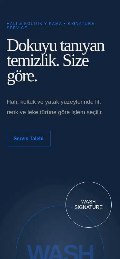 LoomCare mobil görünümü