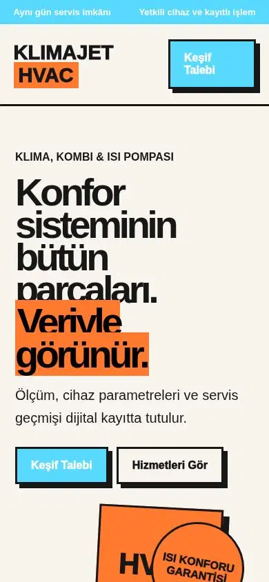 AirPulse mobil görünümü