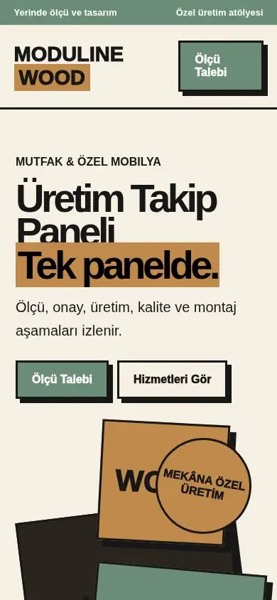 ModuLine mobil görünümü