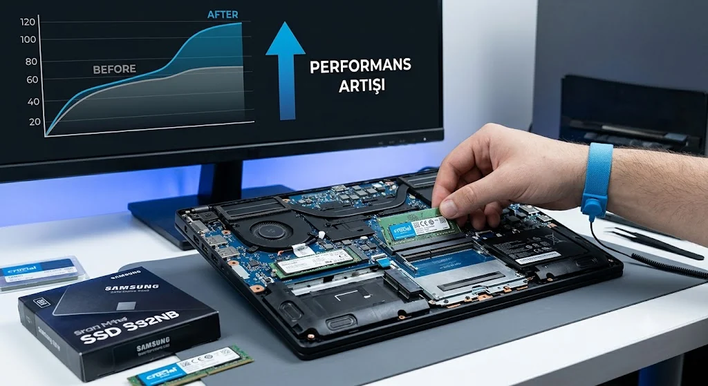 SSD ve RAM Yükseltme