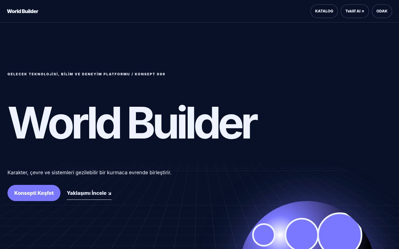 World Builder YB-TAS-096 web sitesi modeli
