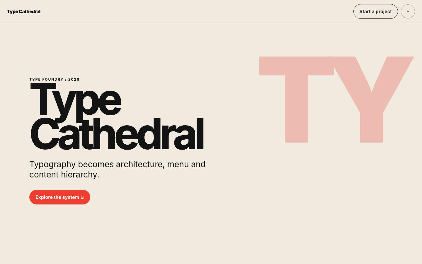 Type Cathedral YB-TAS-124 web sitesi modeli