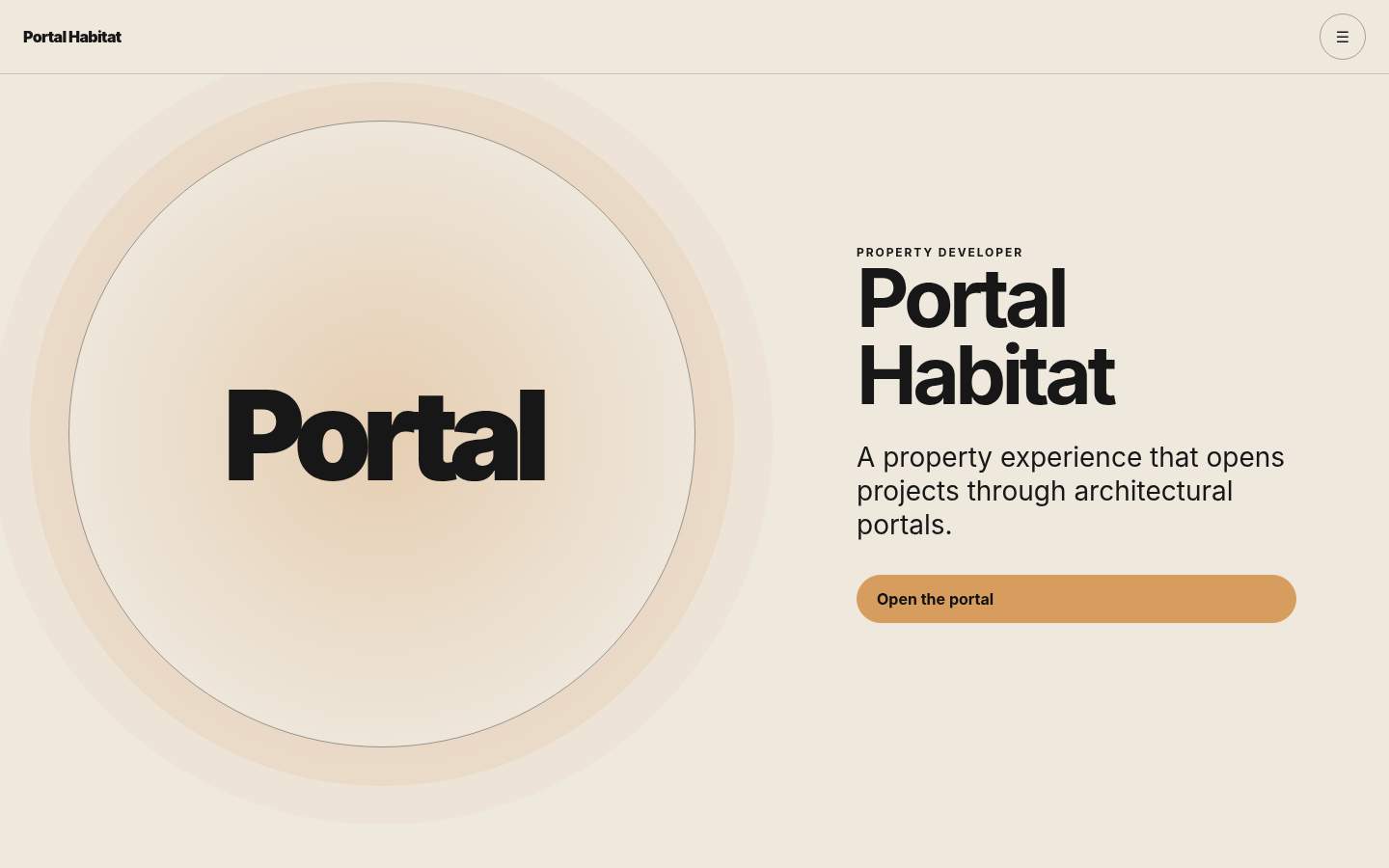 Portal Habitat YB-TAS-132 web sitesi modeli