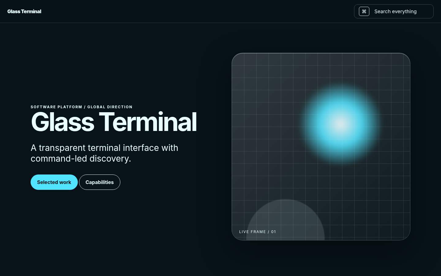 Glass Terminal YB-TAS-140 web sitesi modeli