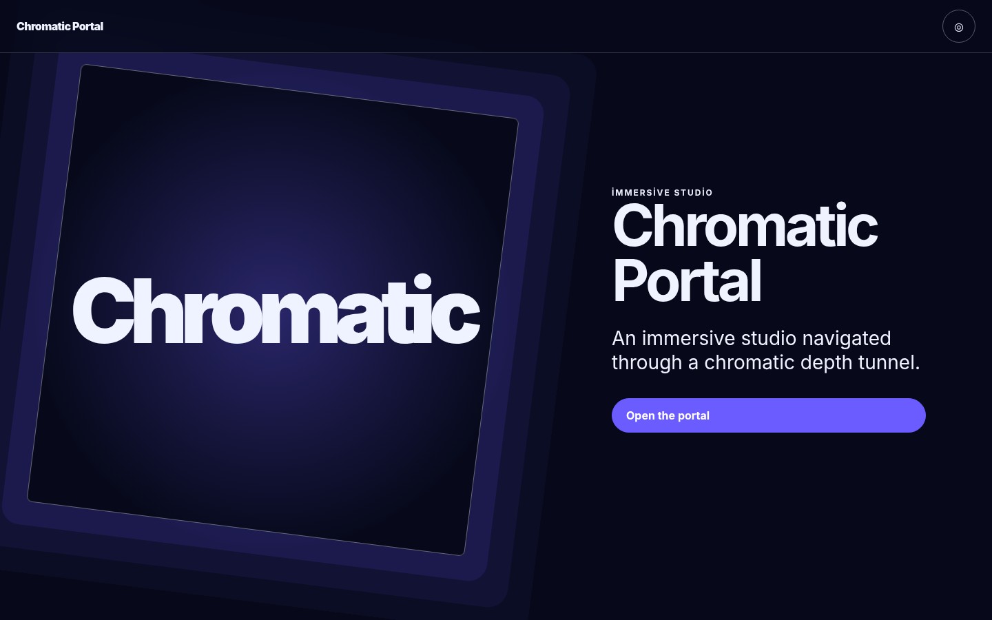 Chromatic Portal YB-TAS-166 web sitesi modeli