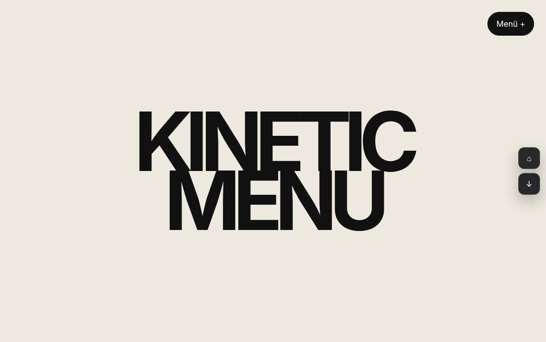 Kinetic Typography Menu YB-TAS-193 web sitesi modeli